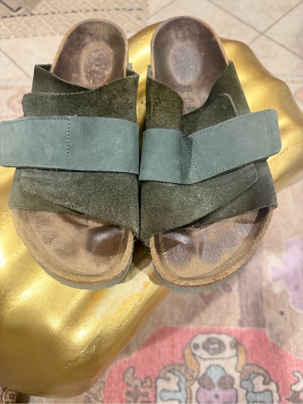 Birkenstock Suede Slide Sandals